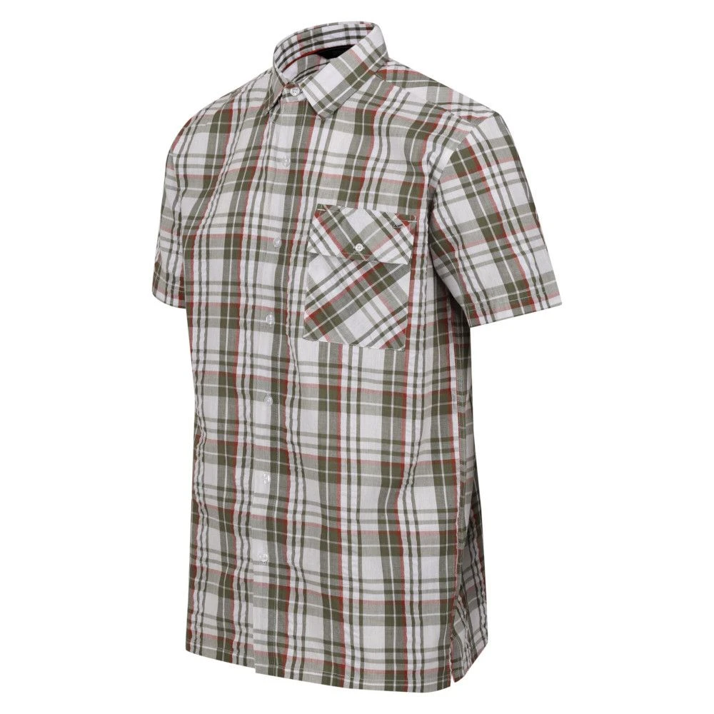 Regatta Mens Deavin Short Sleeve Casual Check Shirt 14 Regatta Mens Deavin Short Sleeve Casual Check Shirt - Image 14