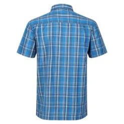 Regatta Mens Mindano VII Short Sleeve Quick Dry Shirt -Men's Clothing Sales Store rms175 b5f 04