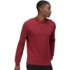 Regatta Mens Leaonzo Organic Cotton Long Sleeve Polo Shirt -Men's Clothing Sales Store rmt239 3qd 01