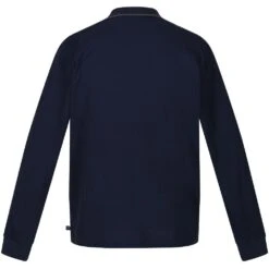 Regatta Mens Leaonzo Organic Cotton Long Sleeve Polo Shirt -Men's Clothing Sales Store rmt239 540 04