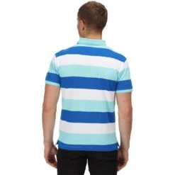 Regatta Mens Maxen Cotton Short Sleeve Polo Shirt -Men's Clothing Sales Store rmt244 mwh 02