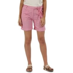 Regatta Womens/Ladies Samarah Coolweave Cotton Casual Walking Shorts -Men's Clothing Sales Store rwj200 7u1 01