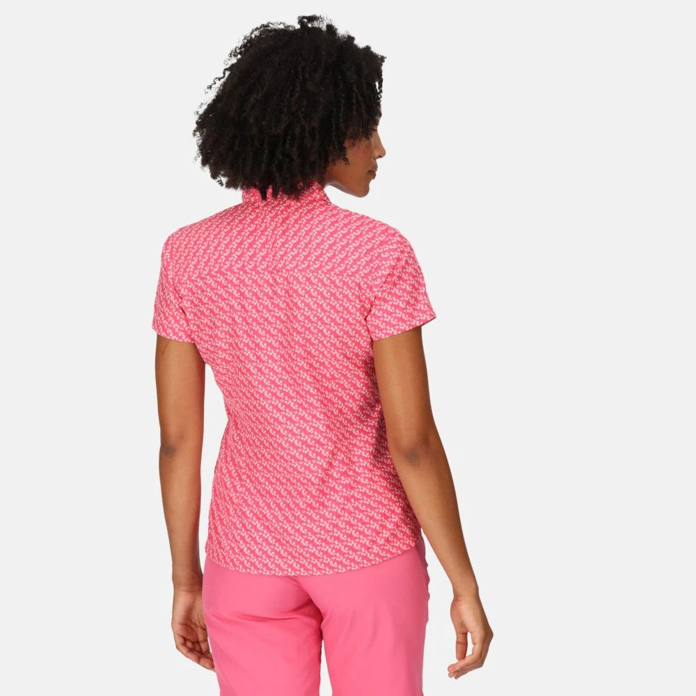 Regatta Womens Mindano VII Breathable Short Sleeve Shirt 2 Regatta Womens Mindano VII Breathable Short Sleeve Shirt - Image 2