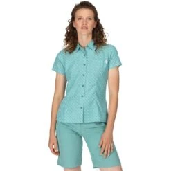 Regatta Womens Mindano VII Breathable Short Sleeve Shirt 17 Regatta Womens Mindano VII Breathable Short Sleeve Shirt -Men's Clothing Sales Store rws152 g5s 01 1