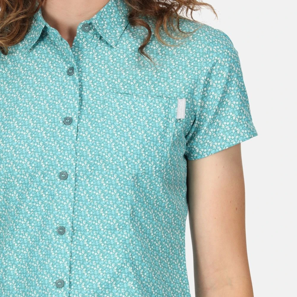 Regatta Womens Mindano VII Breathable Short Sleeve Shirt 8 Regatta Womens Mindano VII Breathable Short Sleeve Shirt - Image 8