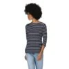 Regatta Womens Bayla 3/4 Sleeve Striped Boat Neck T Shirt -Men's Clothing Sales Store rwt269 5xi 01