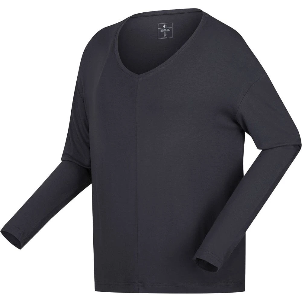 Regatta Womens Pimmy Breathable Stretch Long Sleeve T Shirt 1 Regatta Womens Pimmy Breathable Stretch Long Sleeve T Shirt