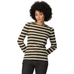 Regatta Womens Federica Long Sleeve T Shirt Tee -Men's Clothing Sales Store rwt287 bn2 01