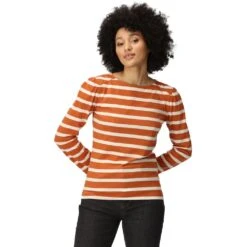 Regatta Womens Federica Long Sleeve T Shirt Tee -Men's Clothing Sales Store rwt287 p9w 01 1