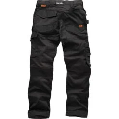 Scruffs Mens Trade Durable Holster Work Trousers -Men's Clothing Sales Store sh028 blac 02