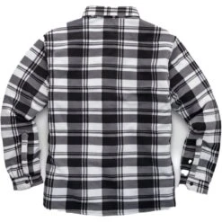 Scruffs Mens Worker Padded Checked Work Shirt -Men's Clothing Sales Store sh053 bkwh 03