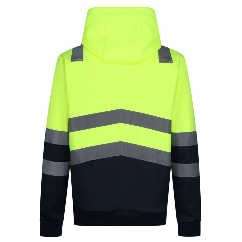 Regatta Professional Mens Hi Vis Reflective Over Head Hoodie 5 Regatta Professional Mens Hi Vis Reflective Over Head Hoodie - Image 5