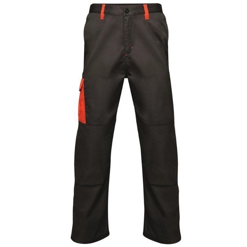 Regatta Mens Contrast Hardwearing Polycotton Cargo Trousers 1 Regatta Mens Contrast Hardwearing Polycotton Cargo Trousers