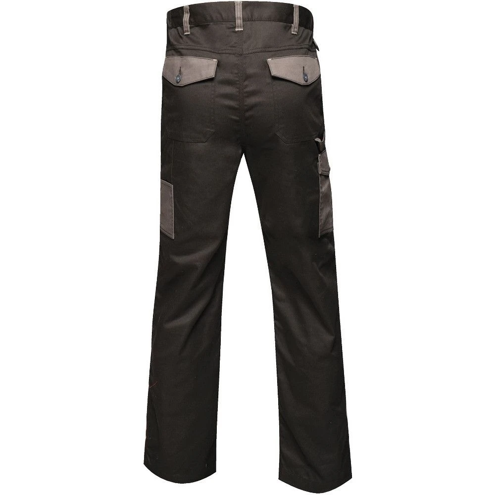 Regatta Mens Contrast Hardwearing Polycotton Cargo Trousers 4 Regatta Mens Contrast Hardwearing Polycotton Cargo Trousers - Image 4