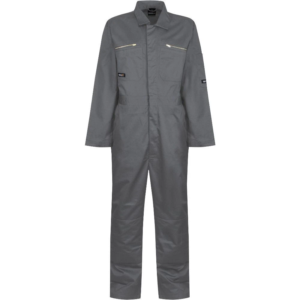 Regatta Professional Mens Pro Zip Durable Coveralls 2 Regatta Professional Mens Pro Zip Durable Coveralls - Image 2