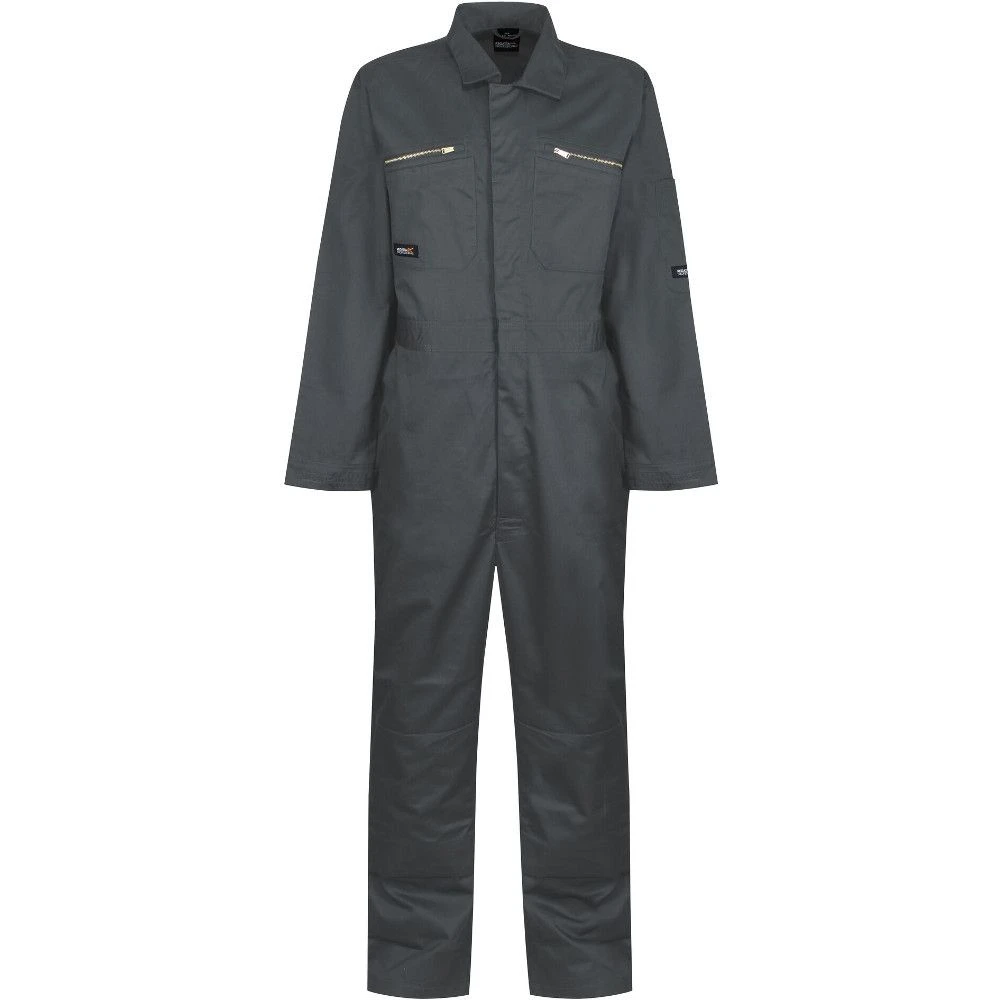 Regatta Professional Mens Pro Zip Durable Coveralls 4 Regatta Professional Mens Pro Zip Durable Coveralls - Image 4