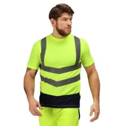 Regatta Professional Mens Hi Vis Short Sleeve T Shirt