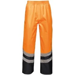 Regatta Mens Hi Vis Pro Waterproof Workwear Over Trousers 8 Regatta Mens Hi Vis Pro Waterproof Workwear Over Trousers -Men's Clothing Sales Store trw505 5lv 01