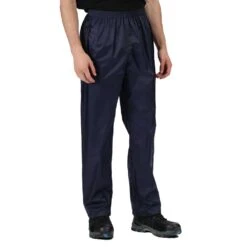 Regatta Professional Mens Packable Waterproof Over Trousers -Men's Clothing Sales Store web version trw348 540 m 1
